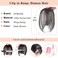 Clip in Bangs, Bangs Hair Clip Real Human Hair Fake Bangs Clip in Hair Extensions Wispy Bangs with Hairpieces for Women,Curved Air Bangs Clip on Bangs for Daily Wear(Dark Brown)