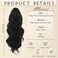 BARSDAR Drawstring Ponytail Extension, 16 Inch Short Wavy Black Ponytail Hair Extensions for Women Soft Synthetic Clip in Ponytail Hairpieces Fake Pony Tails Daily Party Halloween - Black