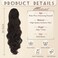 BARSDAR Dark Brown Wavy Hair Extension - 26 Inch Long Drawstring Ponytail for Women - Synthetic Clip-in Pony Tail Hairpiece Daily