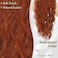 BARSDAR Copper Red Ponytail Extensions - 26 Inch Drawstring Ponytail Hair Extensions for Women - Long Curly Wavy Synthetic Clip in Fake Pony Tails Hairpieces - Copper Red