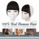 BARSDAR Real Human Hair Clip in Bangs - Thick Human Hair Bangs Clip in for Women - Dark Brown Hair Bangs Extensions Clip in Real Human Hair Bangs Clip on Fringe Hairpieces Daily - Dark Brown