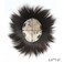 Untrimmed Hand Tied Lace/Slik Base Toupee with Biological Scalp Toupee Human Hair Extension Clip in Hairpieces Topper Top HairPiece for Men (5.9"*7.9", Slik Base Toupee, Natural Black)