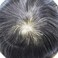 Toupee Hair for Men Hair System Durable Fine Mono Lace Men's Toupee Human Hair Replacement System Mens Hair Piece Hair Prosthesis for Men #210 2# DARKEST BROWN+10% Grey 8x10