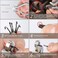 6d Hair Installation Machine,Second Generation of 6D Hair Piece for Quick Change-up and Use，Effectively Solution to the Problem of repeated Use of hair，Five Bunches in a Row，Alloy