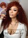 Beauty Forever Curly Glueless Wigs Human Hair 7X5 Pre-Everything Bye Bye Knots Wear and Go Wig with Reddish Brown,Pre Plucked Pre Cut HD Lace Front Curly Wig for Women 150% Density 33B Color 22inch