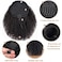 Afro Puff Drawstring Ponytail Human Hair Bun For Black Women 150% Density 10A Brazilian Virgin Human Hair Afro Kinky Curly Clip In Ponytail Extension Human Hair Pieces 150g (14, afro ponytail)