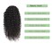 Kinky Curly Human Hair Ponytail - 150% Density Thick Afro Curly Ponytail Wrap Drawstring Clip in Binding Pony Tail Extensions Natural Color (Kinky Curly Ponytail, 22)