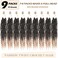 Passion Twist Crochet Hair,10 Inch 9 Packs Ombre Pretwisted Passion Twist Hair, Soft Pre Looped Crochet Hair For Women, Short Curly Crochet Twists Braids(10",T27#)