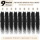 Passion Twist Crochet Hair,12 Inch 9 Packs Pretwisted Passion Twist Hair, Soft Pre Looped And Pre twist Crochet Hair For Women，Short Black Curly Crochet Braids(12",1B#)