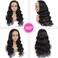 Urbeauty Half Wigs for Black Women Body Wave Wig Human Hair 12inch 3/4 Wig with Headband Clip in Wigs No Glue No Sewing