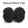 BESHINNAAUL Afro Kinky Bulk Human Hair,2 Bundles/Package,50 Grams/1.76 Oz Each Bundle,Natural Black #1B Ideal for Dreadlocks Extension,Twists and Braids #1B,12inch