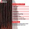 12 inch Spring Twist Crochet Braids Bomb Twist Crochet Hair Beyond Beauty Ombre Colors Synthetic Fluffy Hair Extension 3 Packs (12 Inch, T1B-350)