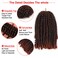 12 inch Spring Twist Crochet Braids Bomb Twist Crochet Hair Beyond Beauty Ombre Colors Synthetic Fluffy Hair Extension 3 Packs (12 Inch, T1B-350)
