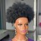 Big Afro Puff Drawstring Ponytail Extensions for Black Women 4b 4c Afro Kinky Curly Hair Bun Ponytail Wigs
