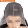 Keshon 200% Density Deep Wave Lace Front Wigs Human Hair 13x5 Deep Wave Frontal Wig HD Transparent Lace Frontal Wigs Human Hair Pre Plucked with Baby Hair Natural Color 30 inch