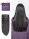 LUVME HAIR Human Hair Clip in Extensions Full Max with 2 Pack 18inch 270g 18Pcs, Natural Black Seamless Clip in Hair Extensions Human Hair for Women