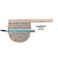 3Pcs/Lot Magic Buckle Lace Base For Ponytail 5X5inch Hair Accessory Lace Net for Ponytail Making (Beige)