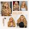 28 Inch Honey Blonde HD Lace Front Wig Human Hair Pre Plucked 200% Density 13x4 Body Wave Honey Blonde Wig Human Hair 27# Colored Wigs Lace Frontal Wigs