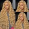 28 Inch Honey Blonde HD Lace Front Wig Human Hair Pre Plucked 200% Density 13x4 Body Wave Honey Blonde Wig Human Hair 27# Colored Wigs Lace Frontal Wigs