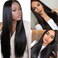 Swiking Long Straight Black Wigs for Women Middle Part Natural Wig Heat Resistant Synthetic Hair Full Wig for Daily Party 24 Inch (black)