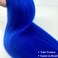 Braiding Hair Pre stretched Blue Hypoallergenic Prestretched Braiding Hair Long Ez Braid Synthetic