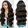 28" Body Wave Lace Front Wigs Human Hair Pre Plucked 13x4 HD Lace Front Wigs Human Hair 180% Density Glueless Wigs Body Wave Human Hair Wig Lace Frontal Human Hair Wigs for Black Women with Baby Hair