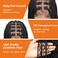 13x8 HD Lace Front Boho Knotless Box Braided Wigs For Women Bohemian Braiding Wig Braid Lace Front Wig With Curly Ends Human Hair Blended Braided Wig With Baby Hair Natural Black 36 Inch