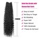 Boho Crochet Braids Human Hair Mixed 24 Inch Goddess Crochet Boho Box Braids with Human Hair Mixed Curls Brown Color Bohemian Braids Crochet Hair for Black Women Human Hair(24Inch Natural Black)