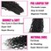 Boho Crochet Braids Human Hair Mixed 24 Inch Goddess Crochet Boho Box Braids with Human Hair Mixed Curls Brown Color Bohemian Braids Crochet Hair for Black Women Human Hair(24Inch Natural Black)