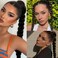2Pcs Natural Hair Ponytail Extension, Braided Ponytail Extensions Soft Synthetic Natural Hair Pieces for Women Girls Daily Wear (Black)
