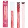 Hair Tinsel Clip Ins Multi-Colors (Red) 20.5 Inch 6pcs Sparkle &amp; Highlights for Hair Synthetic Hair Extensions for Party, Christmas, New Year, Halloween, Cosplay(Red)