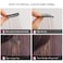 Clip in Hair Tinsel Extensions Brown Highlights for Hair 20.5 Inch 6 Pieces Each Pack Multi-Colors Amber Synthetic Hair Extensions for Party, Christmas, New Year, Halloween, Cosplay(Brown)