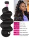 UNICE Malaysian Body Wave Human Hair Weave 3 Bundles 100% Unprocessed Virgin Human Hair Weave Sew In Human Hair Extensions Natural Color 16 18 20 inch