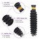 Human Braiding Hair for Boho Braids 18 Inch 50g Deep Wave Bulk Human Hair for Braiding No Weft 10A Brazilian Virgin Curly Human Hair Extensions for Boho Braids Human Hair Braiding Hair (25g/Bundle)