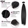 D&Eacute;BUT Long Straight Hair 6 Bundles 26 28 30 Inches High Temperature Fiber 300g for Full Head Synthetic Hair Weave 1B Color