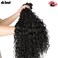 D&Eacute;BUT Water Wave 9 Bundles Synthetic Hair Weave High Temperature Fiber Bio Protein Hair 9pcs 22 24 26 Inch 320g for Full Head Natural Black