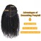 Ponytail Extension Human Hair Curly Drawstring Ponytail for Black Women 9A Brazilian Curly Drawstring Ponytail Extension Human Hair Natural Black 14 Inch