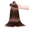 Brazilian Human Hair Straight Hair Bundles 18 20 22 Chocoloate Brown Color 4 Silky Straight Hair Weave 3 Bundles Human Hair