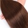 Brazilian Human Hair Straight Hair Bundles 18 20 22 Chocoloate Brown Color 4 Silky Straight Hair Weave 3 Bundles Human Hair