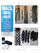 Brazilian Wool Hair Yarn for Braids, 8 Rolls Brazilian Wool Hair Extensions for Black Women Braiding Hair Twist Hair Soft Faux Locs Hair