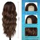 Brown Mixed Blonde Wig Long Blonde Highlight Wavy Wigs for Women Heat Resistant Synthetic Hair Replacement Wigs