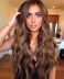 Brown Mixed Blonde Wig Long Blonde Highlight Wavy Wigs for Women Heat Resistant Synthetic Hair Replacement Wigs