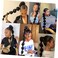 Long Bubble Ponytail Extension Wrap Around Ponytail Hair Extension for Women Synthetic Bubble Ponytail Wig with Hair Tie for Versatile Styling and Hair Accessories