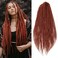 24 Inch Dreadlocks Extensions Dread Locs Crochet Hair for Women 20 Strands Handmade Soft locs crochet hair braids Synthetic thin 0.6cm Hippie Double Ended Dreadlock