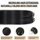 Sisily Micro link Hair Extensions Real Human Hair, Natural Black, 16 Inch Straight, 50g