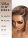 LUVME HAIR Ash Blonde Short Bob Wig - Human Hair, Glueless, Blunt Cut Style, HD Lace Closure, Pre Plucked, Side Parted Ombre Straight, 8 Inch