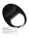 Rose bud Bangs Hair Clip in Bangs Remy Human Hair Extensions Flat Face Fringe Bangs Human Hair Pieces for Women Natural Black