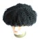 Afro Mens Toupee Male Hair Unit Hairpiece Mans Wigs 8MM KinkyHair Weaves for Men Skin Pu 100% Human Hair Kinky Curly 8x10inch Men&rsquo;s Unit 1# Jet Black
