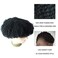 Afro Mens Toupee Male Hair Unit Hairpiece Mans Wigs 8MM KinkyHair Weaves for Men Skin Pu 100% Human Hair Kinky Curly 8x10inch Men&rsquo;s Unit 1# Jet Black