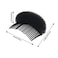 2Pcs 3.3inch Charming Bump It Up Volume Inserts Black Sponge Foam Hair Comb Do Beehive Bun Maker Base Styling Accessories